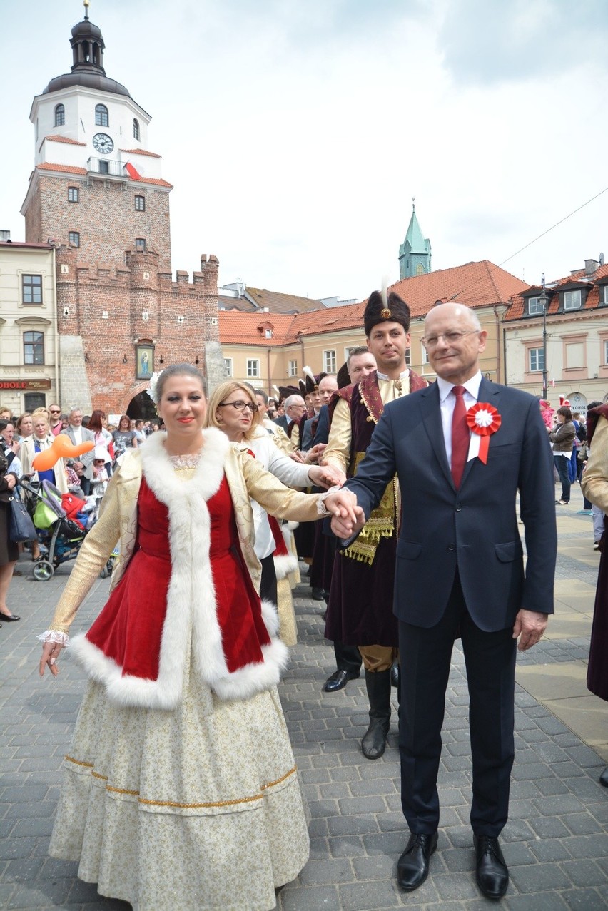Cały Lublin zatańczył poloneza (ZDJĘCIA, WIDEO)