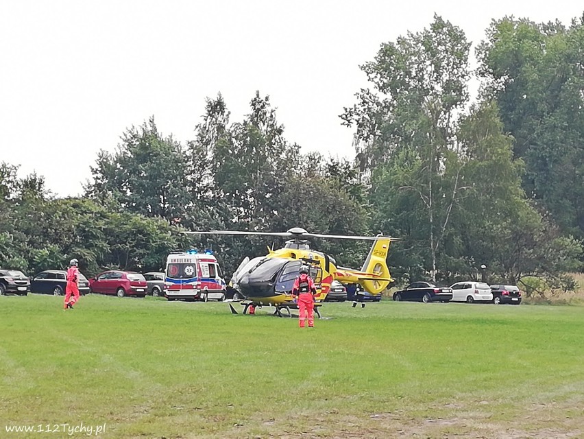 Bieruń: 17-latek tonął na Łysinie. O włos od tragedii. W ciężkim stanie do szpitala zabrał go LPR