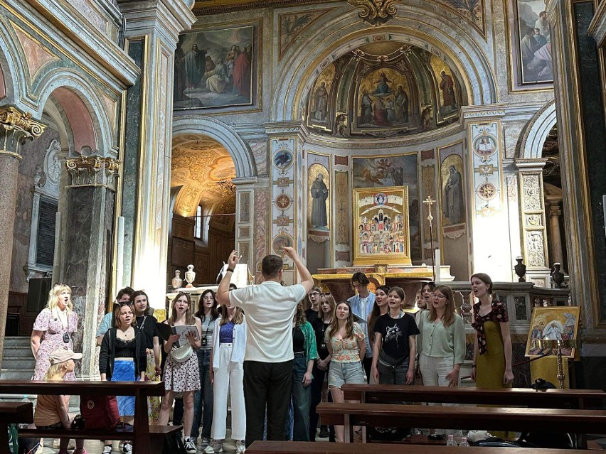 Grudziądzanie z chóru Alla camera koncertowali w Watykanie i Rzymie