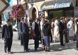 Filmowcy zajęli Rynek w Oświęcimiu. Kręcili zdjęcia do filmu "Strefa interesu". Ul. Mayzla wyglądała jak w trakcie okupacji [ZDJĘCIA]