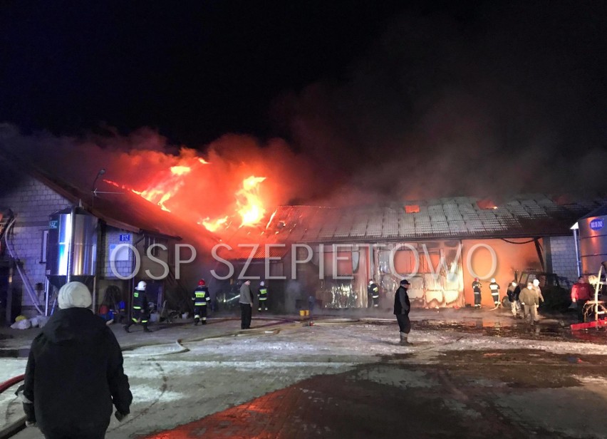 Do pożaru doszło w miejscowości Kostry Litwa gm. Nowe...
