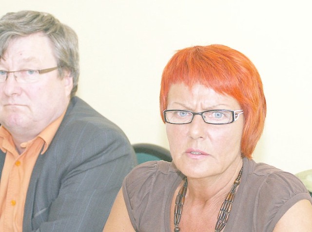Elżbieta Kuczkowska-Stormann nie jest już wiceprzewodniczącą rady nadzorczej. Obok przewodniczący Henryk Mollin.