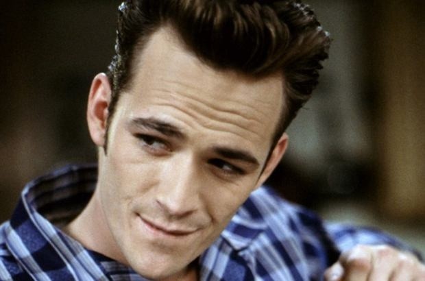 Luke Perry, odtwórca roli Dylana w serialu Beverly Hills...