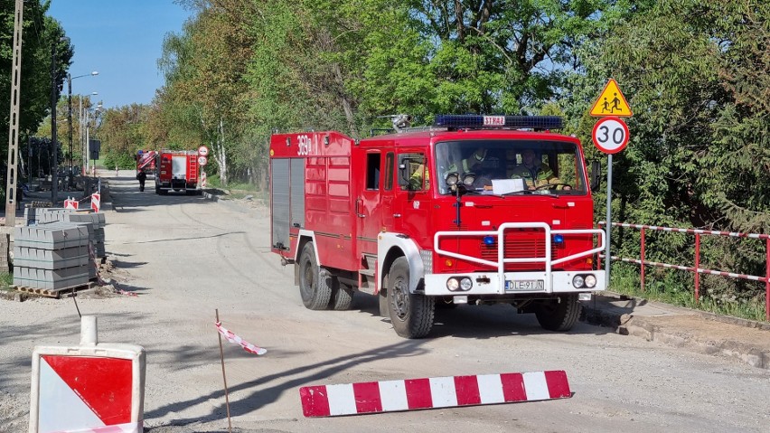 Koparka uszkodziła gazociąg w Prochowicach na Dolnym Śląsku. Trzeba było ewakuować ponad 20 mieszkańców