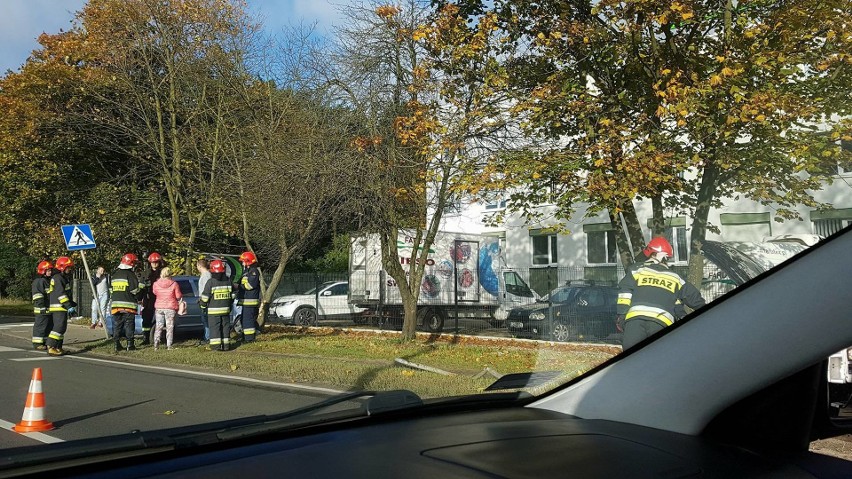 Do zderzenia dwóch aut doszło na ul. Fordońskiej na...