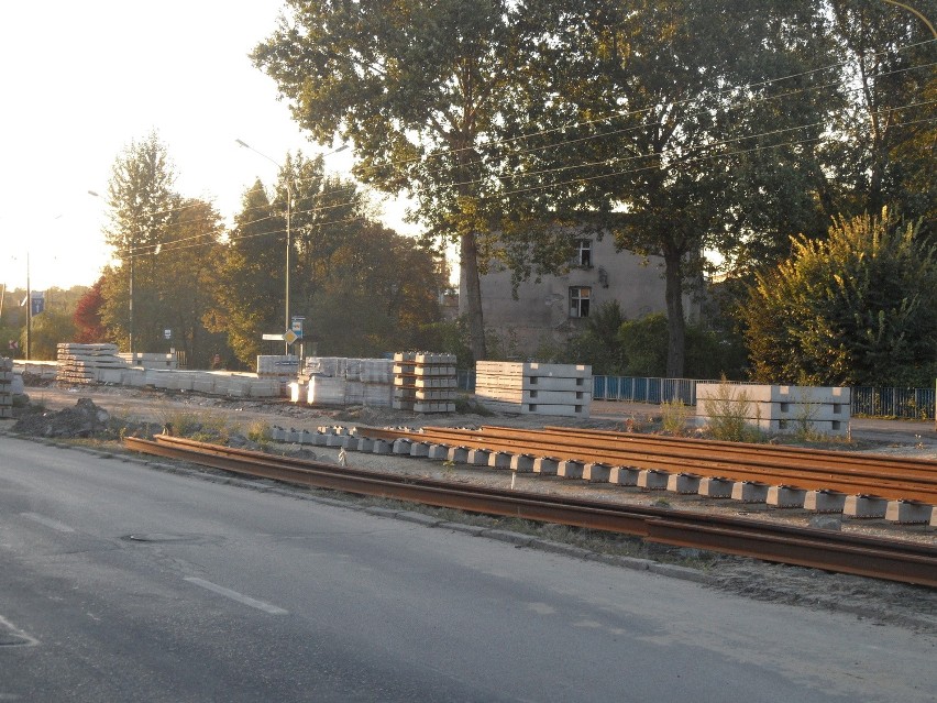 Remont linii tramwajowej 15 w Sosnowcu