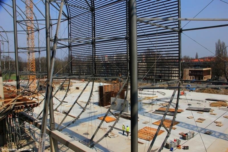 Budowa stadionu Górnika Zabrze: Prace mają zakończyć się do 30 listopada [ZDJĘCIA]
