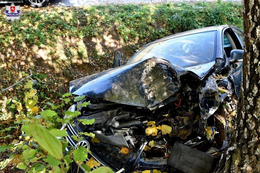 Powiat Kraśnicki. Jechał na podwójnym gazie i bez prawa jazdy