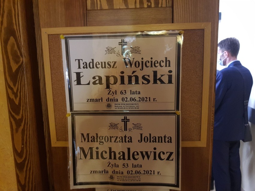 Pogrzeb prof. Tadeusza Łapińskiego i dr Małgorzaty...