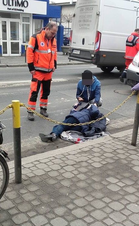 Potrącenie pieszej na ul. Braniborskiej