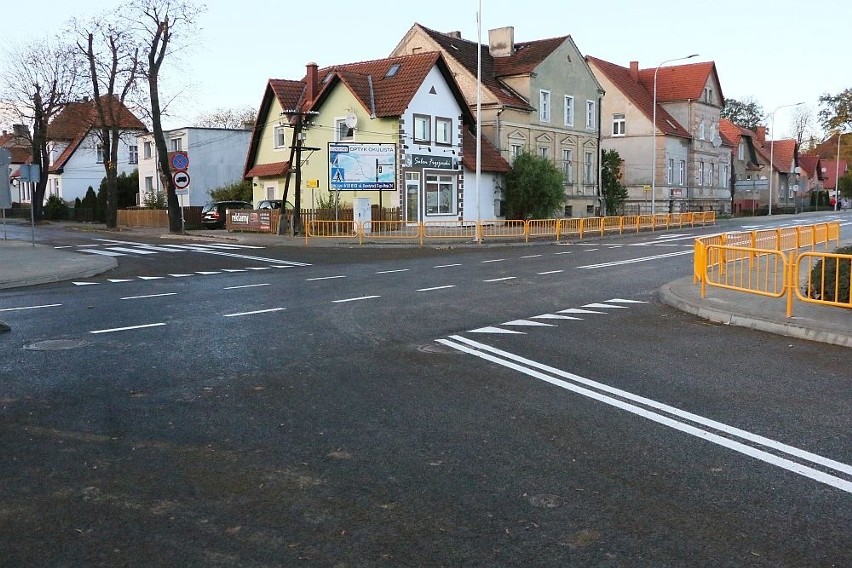 Skrzyżowanie otwarto w sobote po południu.