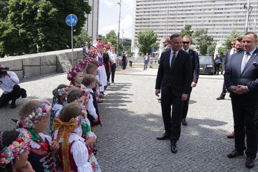 Katowice. Prezydent Andrzej Duda na obchodach setnej...