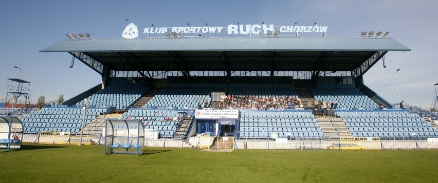 Kryta trybuna stadionu Ruchu Chorzów zostanie rozebrana