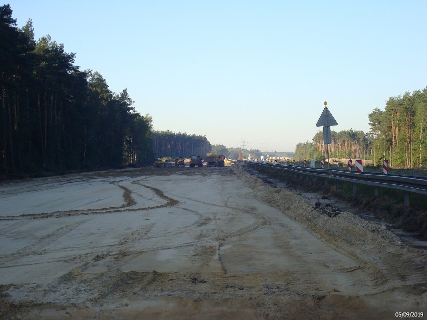 Odcinek autostrady A1: Radomsko - granica województwa