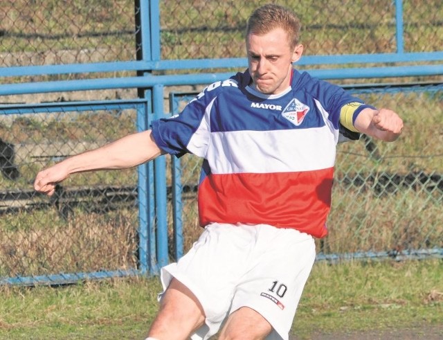 Marcin Kołodziejczyk - strzelec pierwszego gola dla Granatu. 