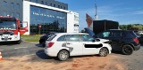 Zderzenie pojazdów na ul. Armii Krajowej w Rzeszowie. Dwie osoby ranne