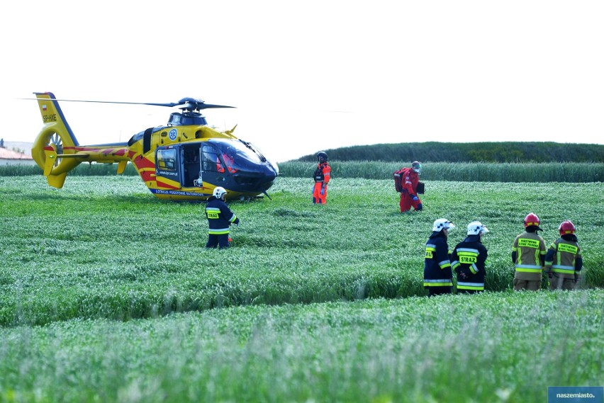 Pod Włocławkiem skarpa osunęła się na 10-latka. Chłopiec w ciężkim stanie