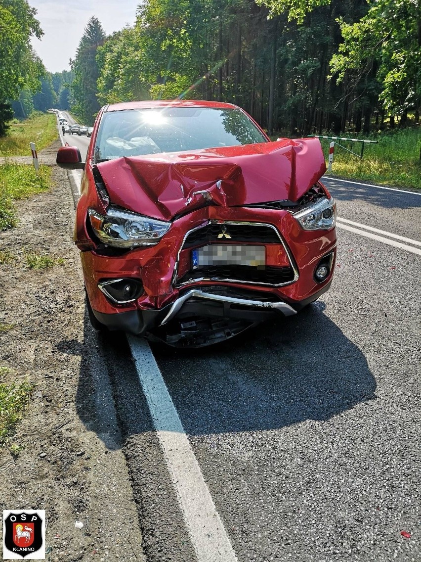 Wypadek koło miejscowości Przydargiń