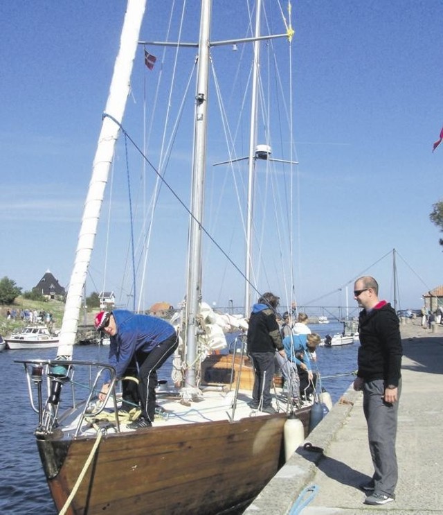 Wyprawa na Bornholm była dla młodych żeglarzy przygodą. 