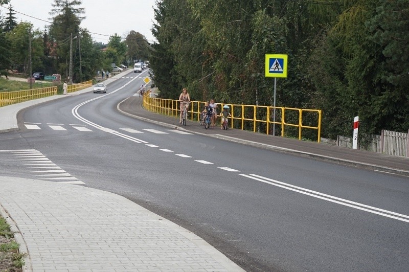 Tak wygląda droga odcinek Sielec - Staszów po remoncie.