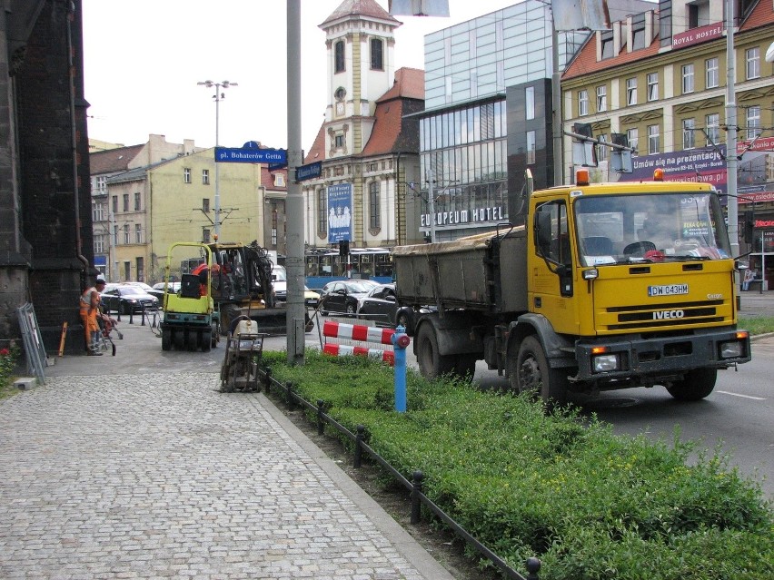 Wrocław: Utrudnienia na ul. Kazimierza Wielkiego