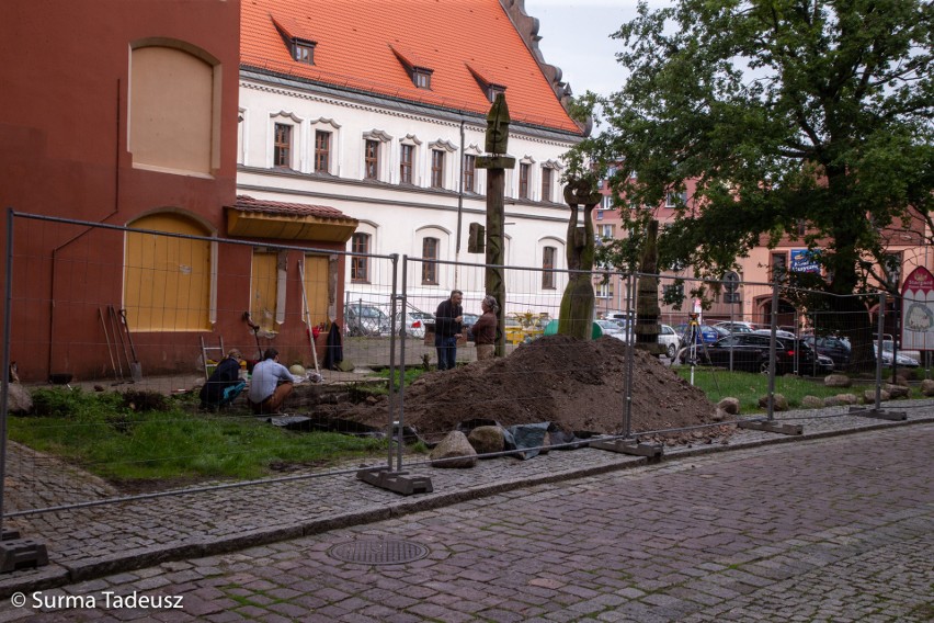 Stargardzcy muzealnicy prowadzą prace archeologiczne na tyłach swojej siedziby. To teren dawnego cmentarza. Chowano tam parafian kolegiaty