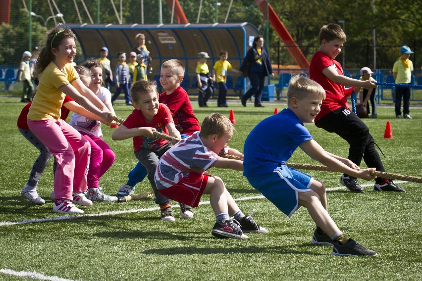 Przedszkolaki rywalizowały na sportowo