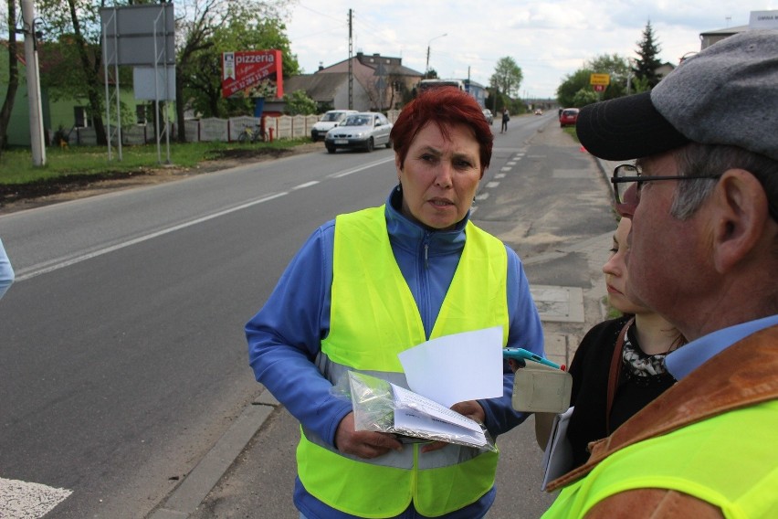 Blokada DK 78 w Mierzęcicach