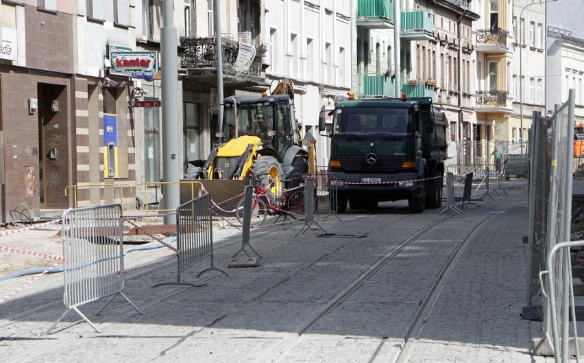 Prace na ulicy Toruńskiej w Grudziądzu. 19 maja robota...