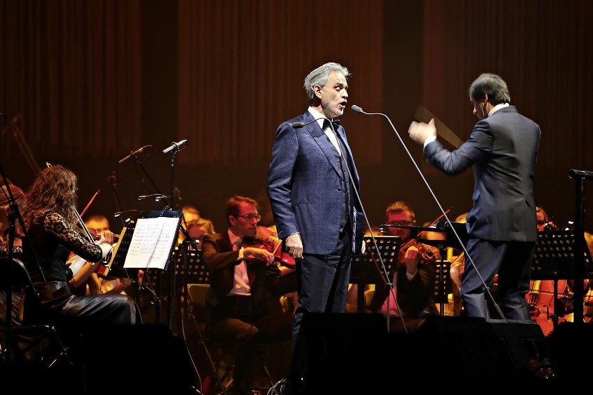 Kraków. Andrea Bocelli zaśpiewał w Tauron Arenie [ZDJĘCIA]