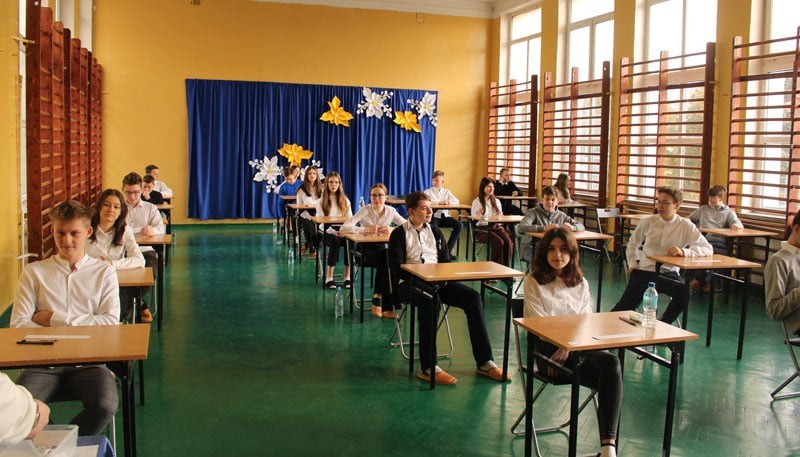 Wąsewo. Próbny egzamin ósmoklasisty w ZPO. Egzamin odbył się w dniach 5 - 7.04.2022