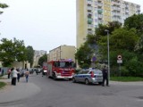 Pożar budynku przy ul. Słowackiego w Toruniu [wideo]