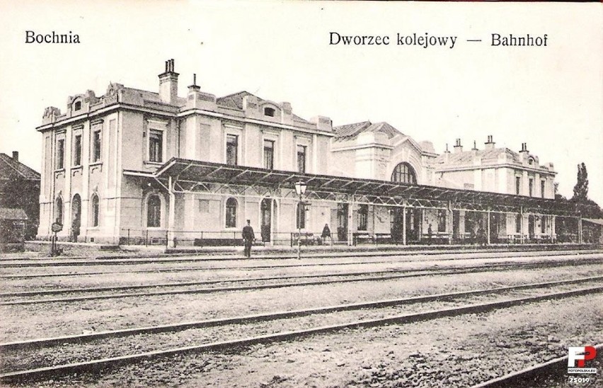 Dworzec kolejowy w Bochni, lata 1910-1920