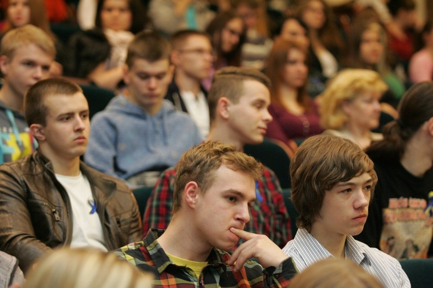 W debacie uczestniczyli Artur Kostiw, student z Ukrainy, dr...