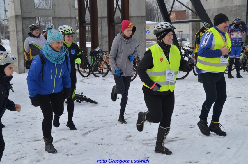 Zimowy rajd rowerowy Cztery Pory Roku w Jaworznie