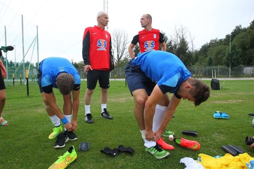 Pierwszy trening Lecha Poznań pod okiem nowego tymczasowego...