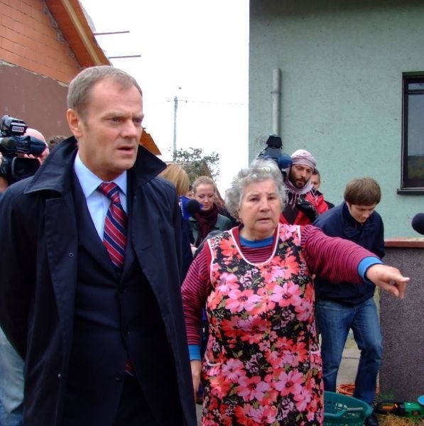 Donald Tusk odwiedzi mieszkańców Balcarzowic i Sieroniowic.