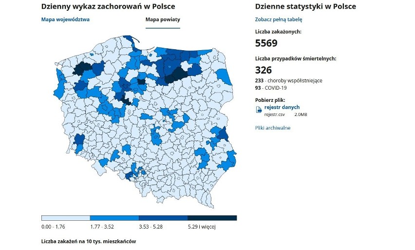 Koronawirus w woj. zachodniopomorskim - 12.01.2021