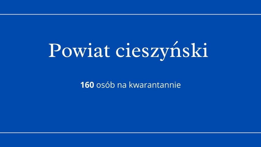 Ile osób przebywa na kwarantannie w powiatach i miastach...