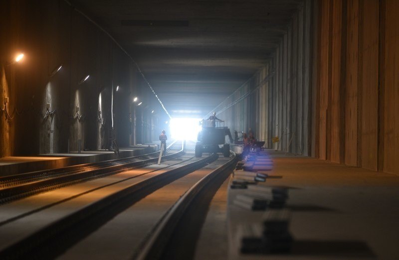 Tunel dworca Łódź Fabryczna