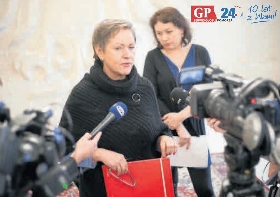 Wiceprezydent Krystyna Danilecka-Wojewódzka wczoraj mówiła o skutkach reformy oświaty dla nauczycieli gimnazjów