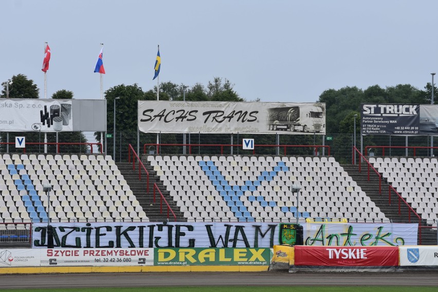 2-letni Antek podziękował kibicom ROW Rybnik. Wielki baner...