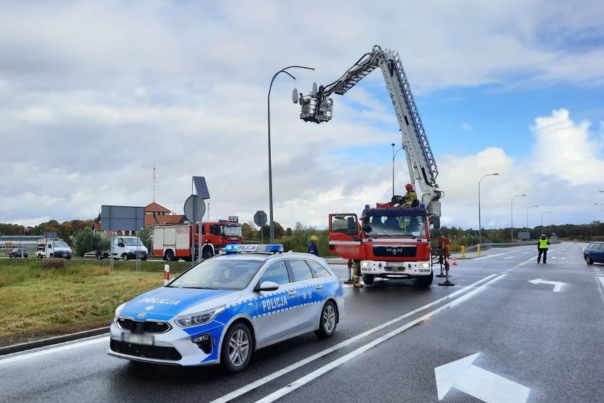 Wypadek na DK 65. Kobieta otrzymała mandat karny w wysokości 1020 złotych