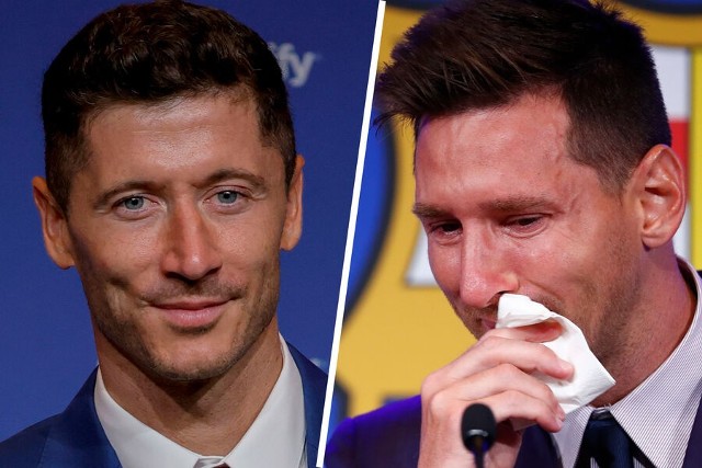 Robert Lewandowski i LionelMessi - aktualna i dawna gwiazda Barcelony, sąsiedzi z Castelldefels