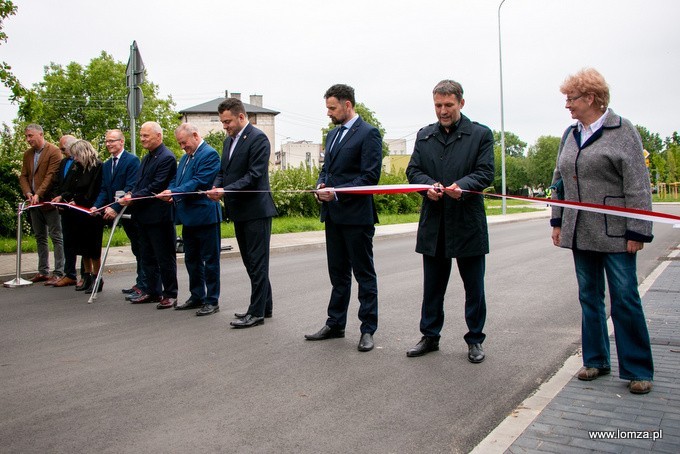 Otwarcie po przebudowie  ulicy Dmowskiego w Łomży