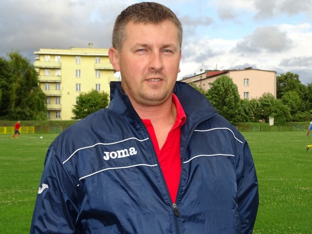 Trener Paweł Podyma