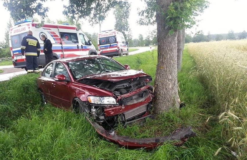 A to wypadek z 15 lipca na DK57 we wsi Opaleniec