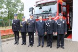 Sarnów. Nowy wóz strażacki oficjalnie trafił do strażaków ochotników miejscowej OSP 