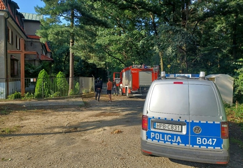 Na miejscu interweniował jeden zastęp straży pożarnej i...