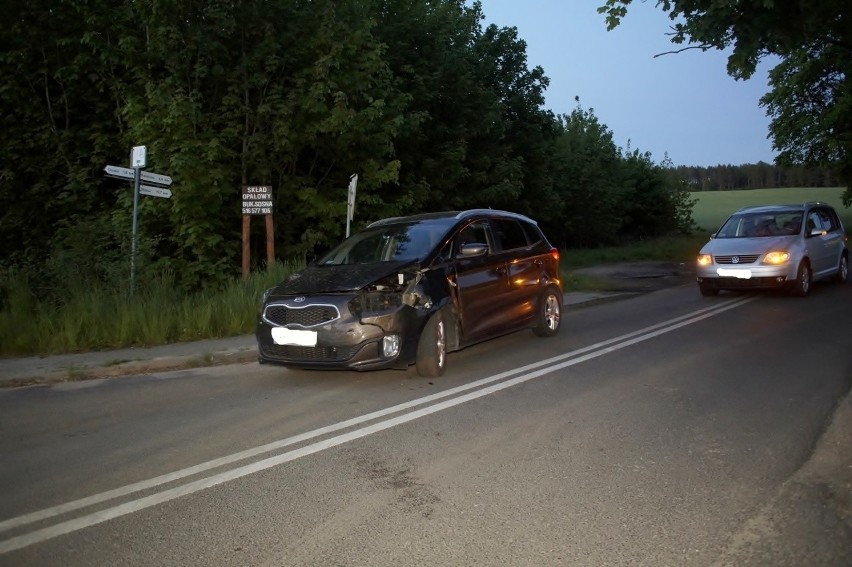 Kolizja w Gąbinie. Sprawca ukarany mandatem przez policję